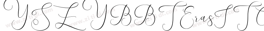 YSZYBBTErasITC Bold字体转换